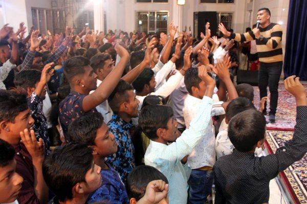 The Youths giving themselves to the Lord